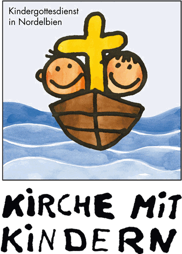 Kinderkirche Logo Nordelbien durch Copyright geschützt