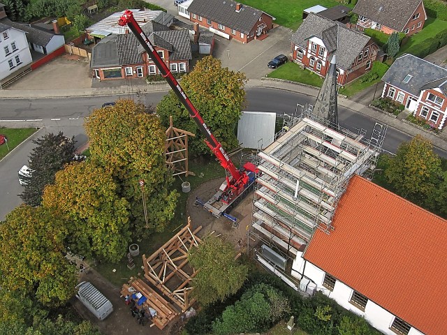 Die Baustelle von oben - Foto: video-kopter.de