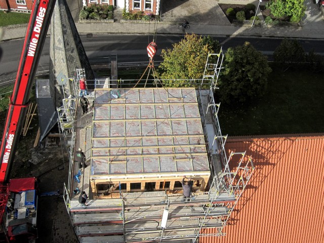 Provisorische Dach - Foto: video-kopter.de