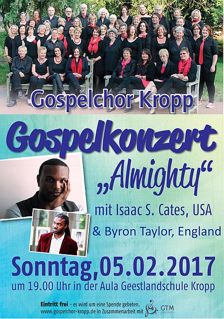 Plakat Gospelkonzert 2017