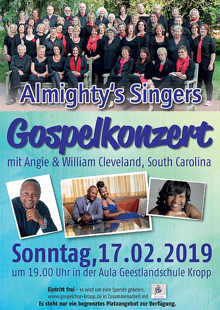 Plakat Gospelkonzert 2019